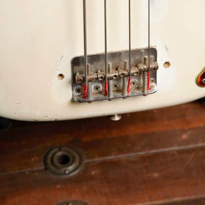 Fender 1963 Precision Bass Olympic White Vintage Pre-Owned image 8