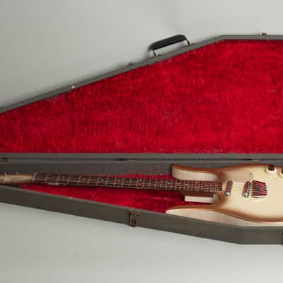 Danelectro  Longhorn Guitarlin Model 4123 Semi-Hollow Body Electric Guitar (1965), ser. #1025 image 10