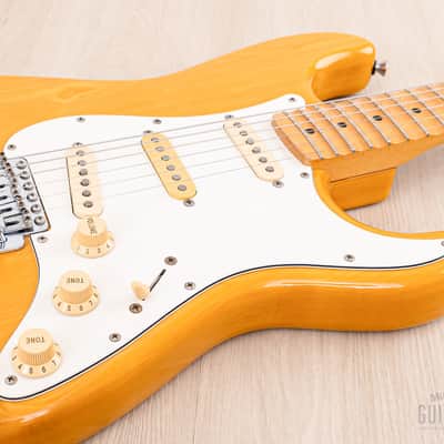 1988 Fender Stratocaster ST72-95DM Yngwie Malmsteen-Spec Natural Ash w/ Scalloped Board & DiMarzio, Japan MIJ Fujigen image 6