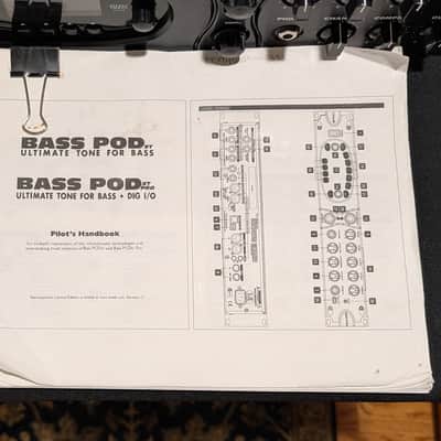 Line 6 Bass POD xt Pro Rackmount Multi-Effect and Amp Modeler 2003 - 2008 - Black image 5