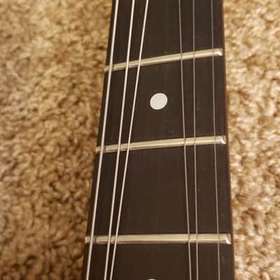 1986 USA Charvel San Dimas Original Pink Pearl Ebony Slab Pearl Dots image 12