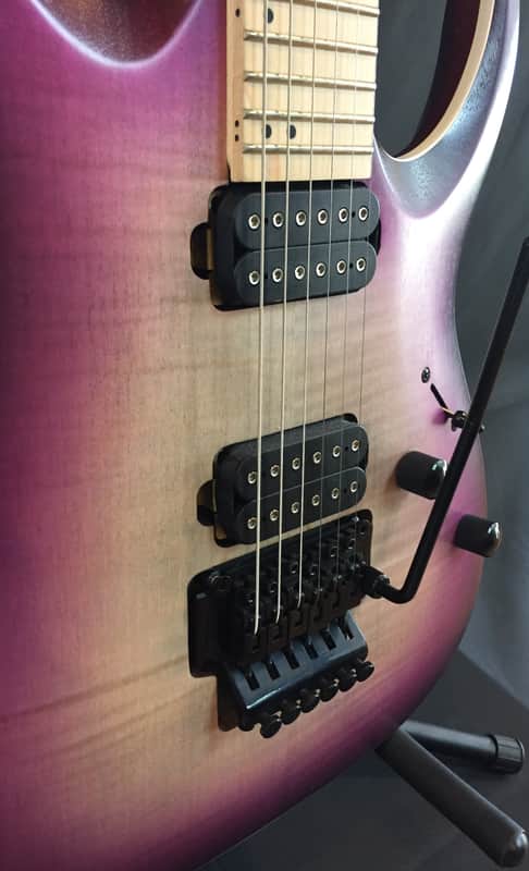 Ibanez RGAR42MFMT Electric Guitar Stain Transparent Purple Burst