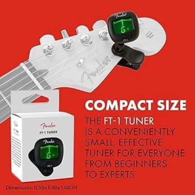 Fender FT-1 Professional Clip-On Tuner image 3