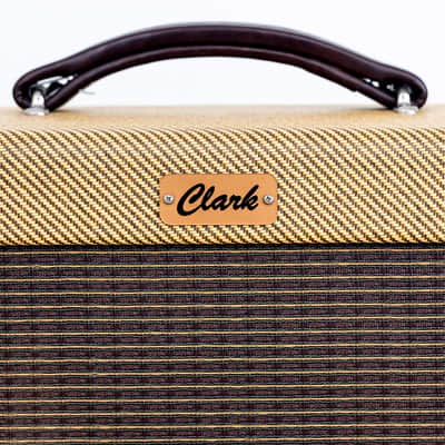 2001 Clark Tyger 3x10 Tweed Bandmaster-Style 5E7 Tube Amp w/ Attenuator & Reverb image 3