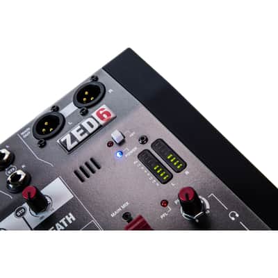 Allen & Heath ZED6 6 Input Analog Mixer image 7