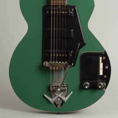 Wandre Soloist Semi-Hollow Body Electric Guitar (1964), period hard shell case. image 3
