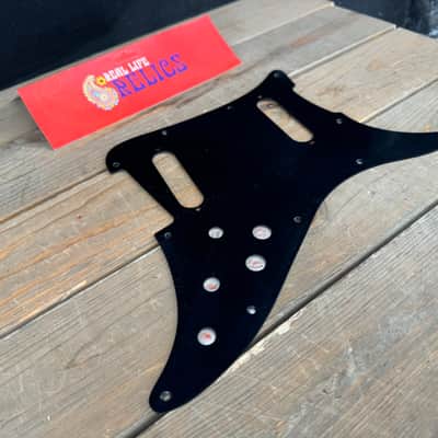 Real Life Relics Lead II [2] Pickguard Aged Black 1 Ply 11 Hole.  (PGAI5) image 2