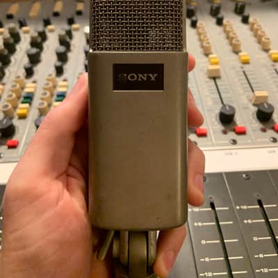 Sony C-48 Condenser Microphone 1990s - Silver image 4