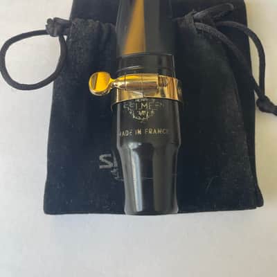 Vintage Selmer S80 C* Alto Saxophone Mouthpiece with Premium Selmer 434A1 Inverted Ligature and Mouthpiece Pouch image 1