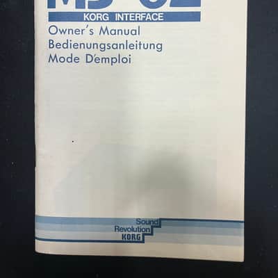 Korg MS-02 Interface with original manual image 5