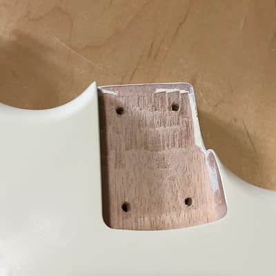 2021 Indonesia Kramer Baretta Special Vintage White Mahogany Guitar Body 6 Post Tremolo image 5