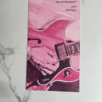 1966 Gibson Feel the excitement? Join the fun! Brochure Pamphlet Booklet Catalog image 1