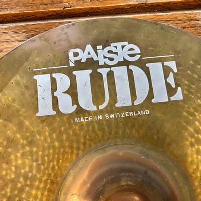 Paiste 14" RUDE Hi-Hat Cymbals (Pair) 1999 - Present - Raw image 12