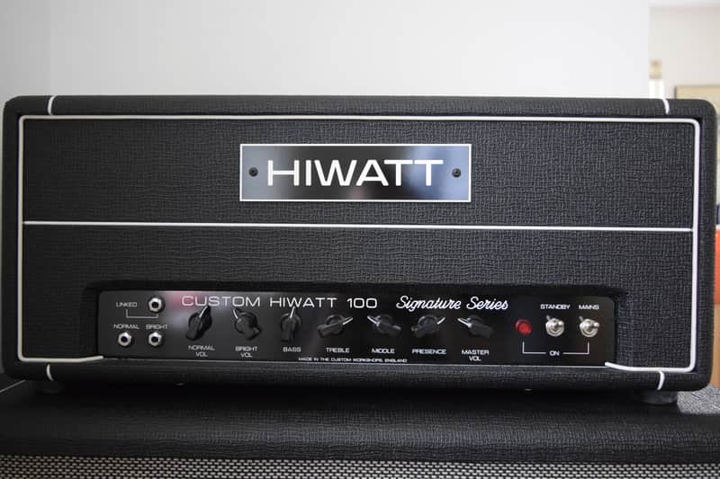 Hiwatt SSD103 David Gilmour Signature 100 Watt Custom Head image 1