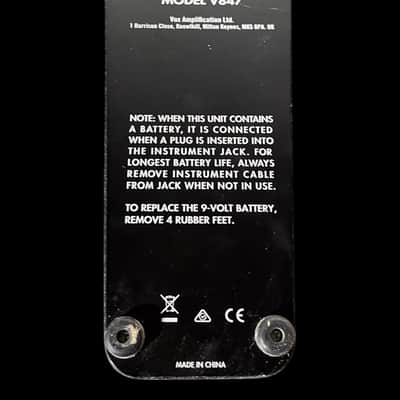 Vox V847 Wah 1994 - 2006 - Black / Chrome X9200 image 5