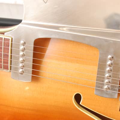 Astro solid and fully carved Semi Acoustic – 1960s German Vintage Archtop Jazz Guitar image 7