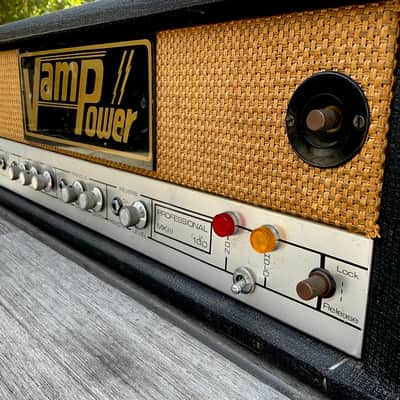 VINTAGE VAMP "VAMPOWER" MK III "AUDIO-PACK" 100 WATT - ALL ORIGINAL - EARLY 70'S - RARE - MADE IN UK image 7