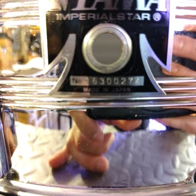 Vintage TAMA Mastercraft 8056 Steel Snare 1985/86 in Polished Mirror Chrome image 3