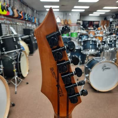 Dean Exile Select Floyd Neck Thru Archtop - GN Black Burst image 9