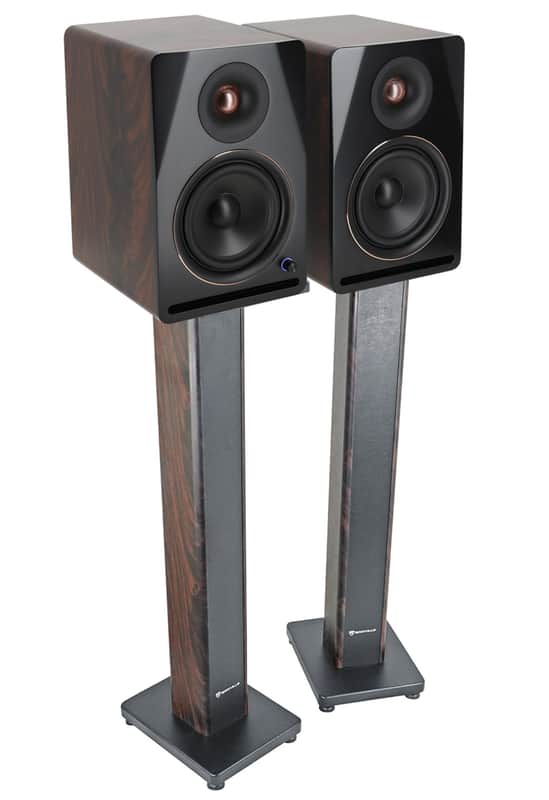 (2) Rockville APM6D v2 6.5" Powered Studio Monitors w/USB/Bluetooth+36" Stands image 1