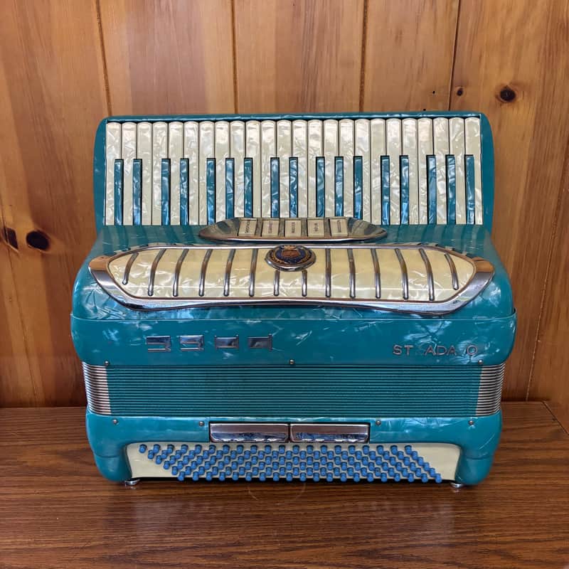 BLUE AND WHITE STRADOBOX PIANO ACCORFION LMM image 1