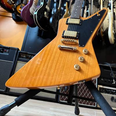 Epiphone - 58 Reissue Korina Explorer (Natural - Gold) w/ Gig Bag - 2022 - USED image 8