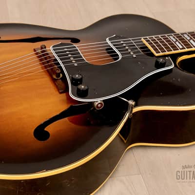 1951 Gibson L-7C Vintage Archtop Guitar w/ Double McCarty Pickguard, Lifton Case image 7