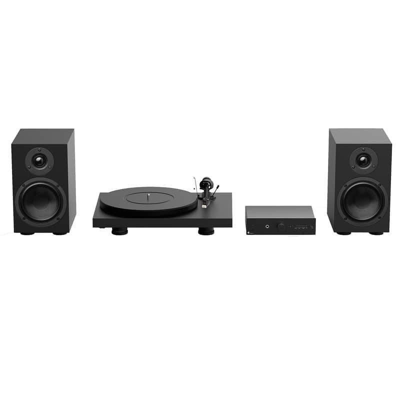 Pro-Ject: Colorful Audio System Turntable Package - Satin Black (Open Box Special)
