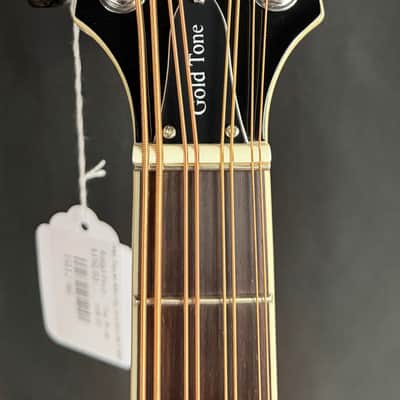 Gold Tone Mandocello 8-String Acoustic-Electric Vintage Sunburst w/ Hardshell Case image 9