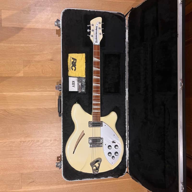 2014 Rickenbacker 360 Snow Glo White - Rare Color! image 1