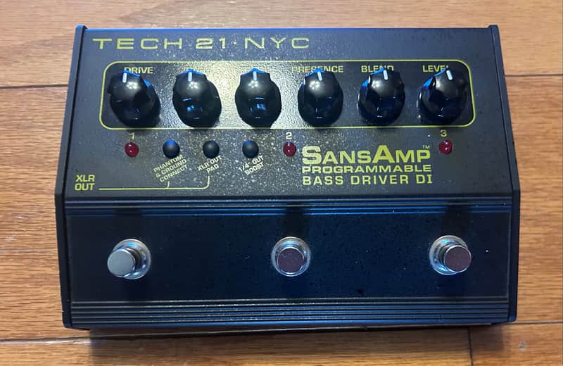 Tech 21 Sansamp Programmable Bass Driver