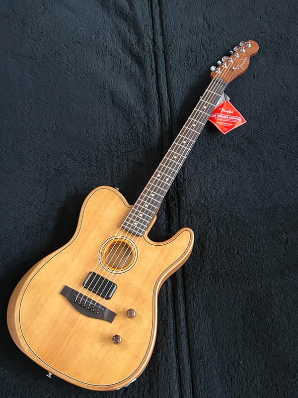 Fender Acoustasonic Standard Telecaster  2025 - Aged Natural / 4lbs. 10.5oz. #IWF25002501 image 1