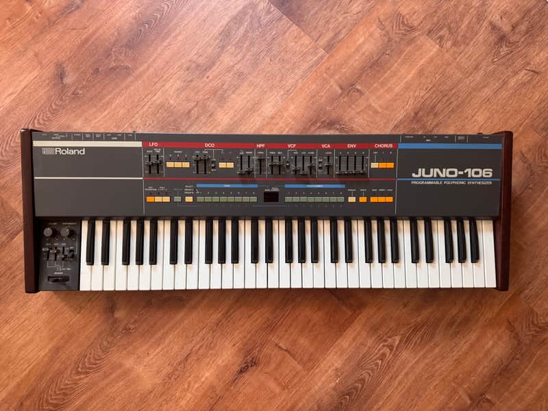 Roland Juno-106 61-Key Programmable Polyphonic Synthesizer | Reverb Roland Juno-106 61-Key Programmable Polyphonic Synthesizer | Reverb