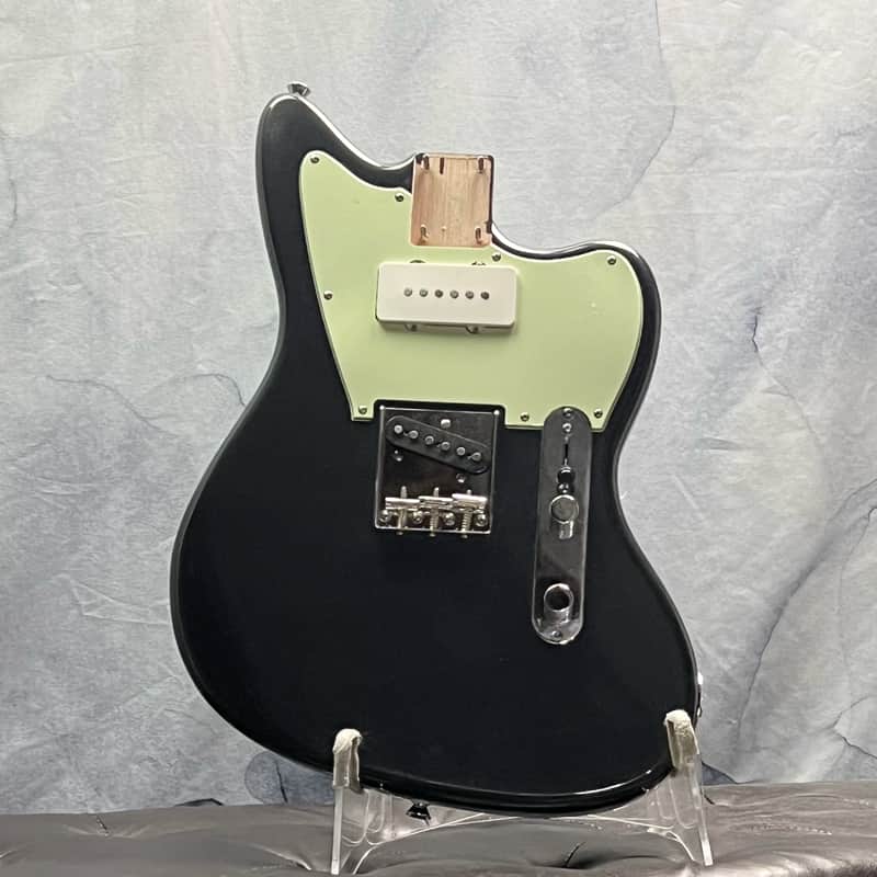 Squier Loaded SJ Offset Telecaster Jazzmaster Body Charcoal Frost Metallic image 1