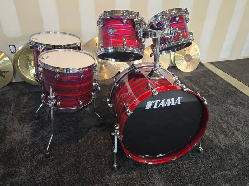 Tama Starclassic Walnut/Birch 5pc Shell Pack 2019 - Present - Lacquer Phantasm Oyster image 1