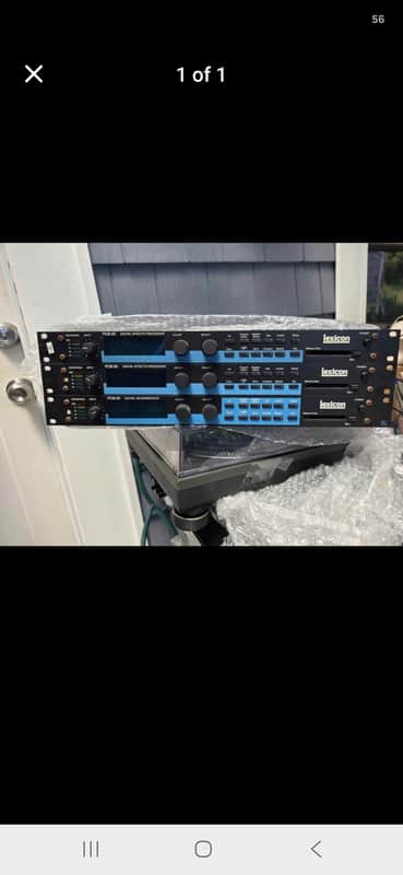 Lexicon PCM 80 Digital Effects Processor 1990s - Black image 1
