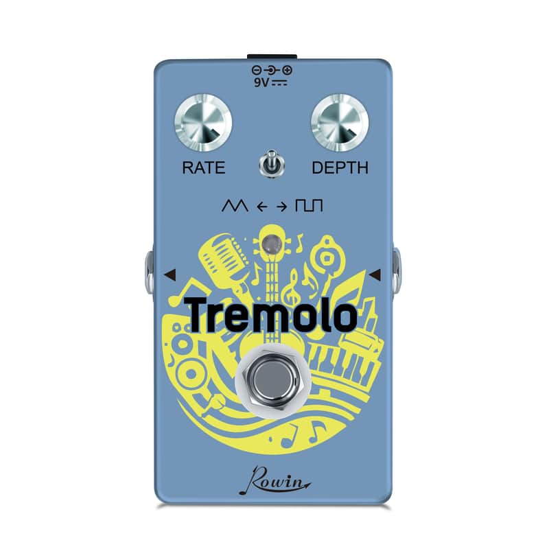 Rowin RE-07 Tremolo Pedal Triangle Square Wave 2 Modes Switching, (Price includes the import duty for US buyer) image 1