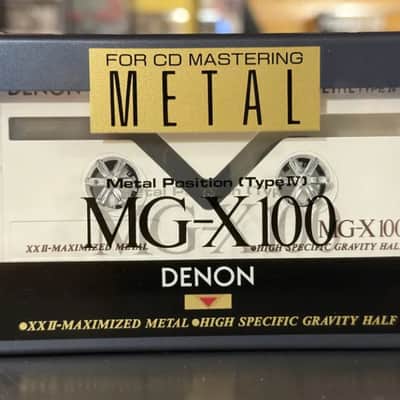DENON MG-X 100 Rare Vintage Cassette tape Mmetal Position TYPEⅣ