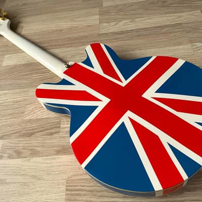 TPP Noel Gallagher "Union Jack" Epiphone Sheraton II / Supernova Oasis Tribute image 3
