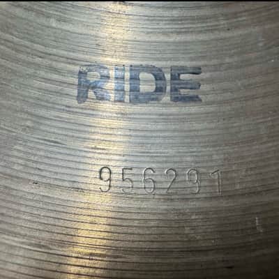 Paiste 22" 2002 Black Label Ride Cymbal 1980 - image 5