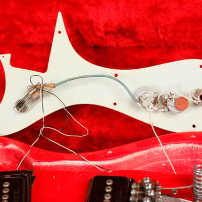 1966 Mosrite "The Ventures" model rare RED!!! image 23