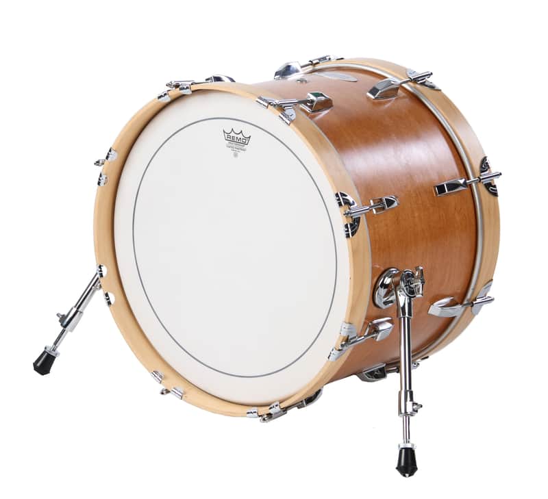 Side Kick Drums Bass Drum 12" x 20" Travel Bass Drum  Burnt Orange Finish image 1