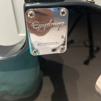 Signed by Green Day -Epiphone Les Paul Junior Humbucker 2006 - 2015 - Ebony image 7