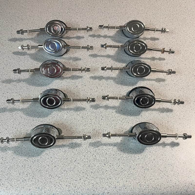 PDP Snare drum lugs & tension rods lot of 10 image 1