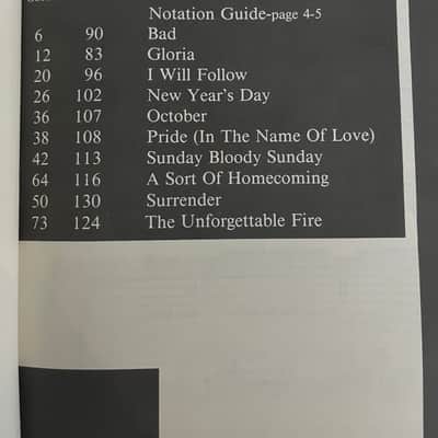 U2 - The Best Of U2 - Guitar and Bass Tab / Tablature Book image 3