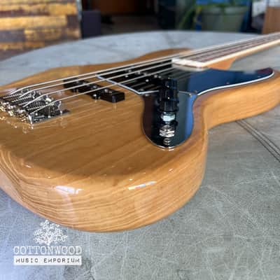 Fender Crafted in Japan (CIJ) 1975 Reissue Jazz Bass (JB75) – Natural Ash with Maple Neck (2004-2005) image 18