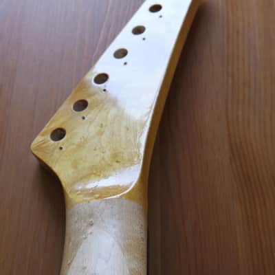 Warmoth Charvel Jackson Reverse Neck R4 Floyd Rose Wolfgang Profile Quilt Maple Headstock! image 10