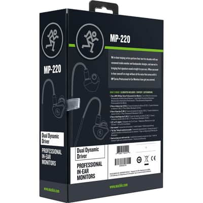 Mackie MP Series In-Ear Headphones & Monitors with Single Driver and Bluetooth Adapter(MP-120BTA) image 6