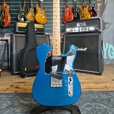 Fender J Mascis Telecaster Bottle Rocket Blue Flake 2021 Electric Guitar image 1