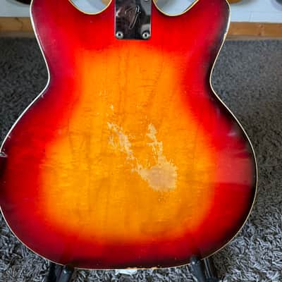 Fender Coronado II with Rosewood Fretboard 1967 - Cherry Red image 9